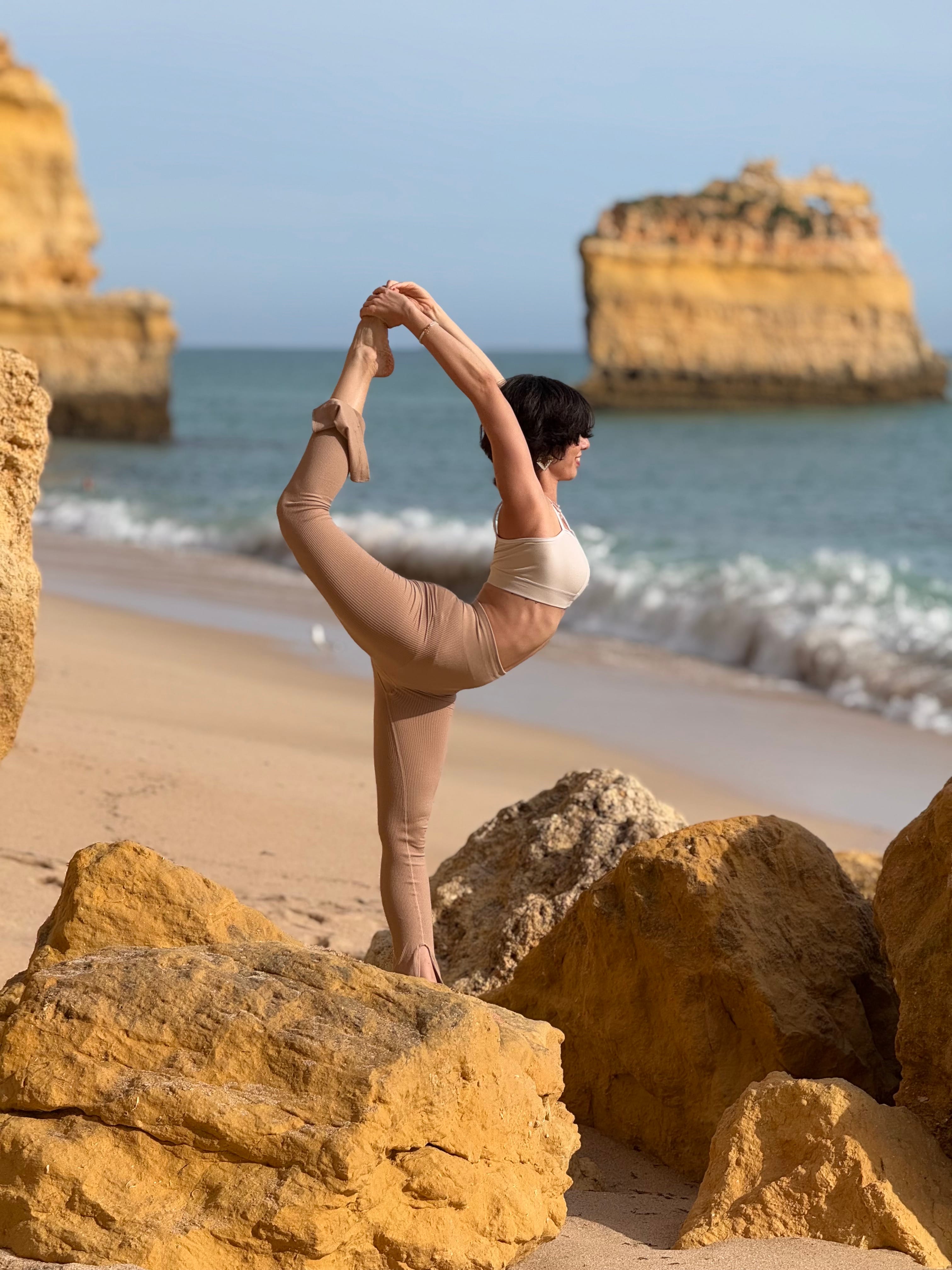 LLB Yoga instructor demonstrating a yoga pose